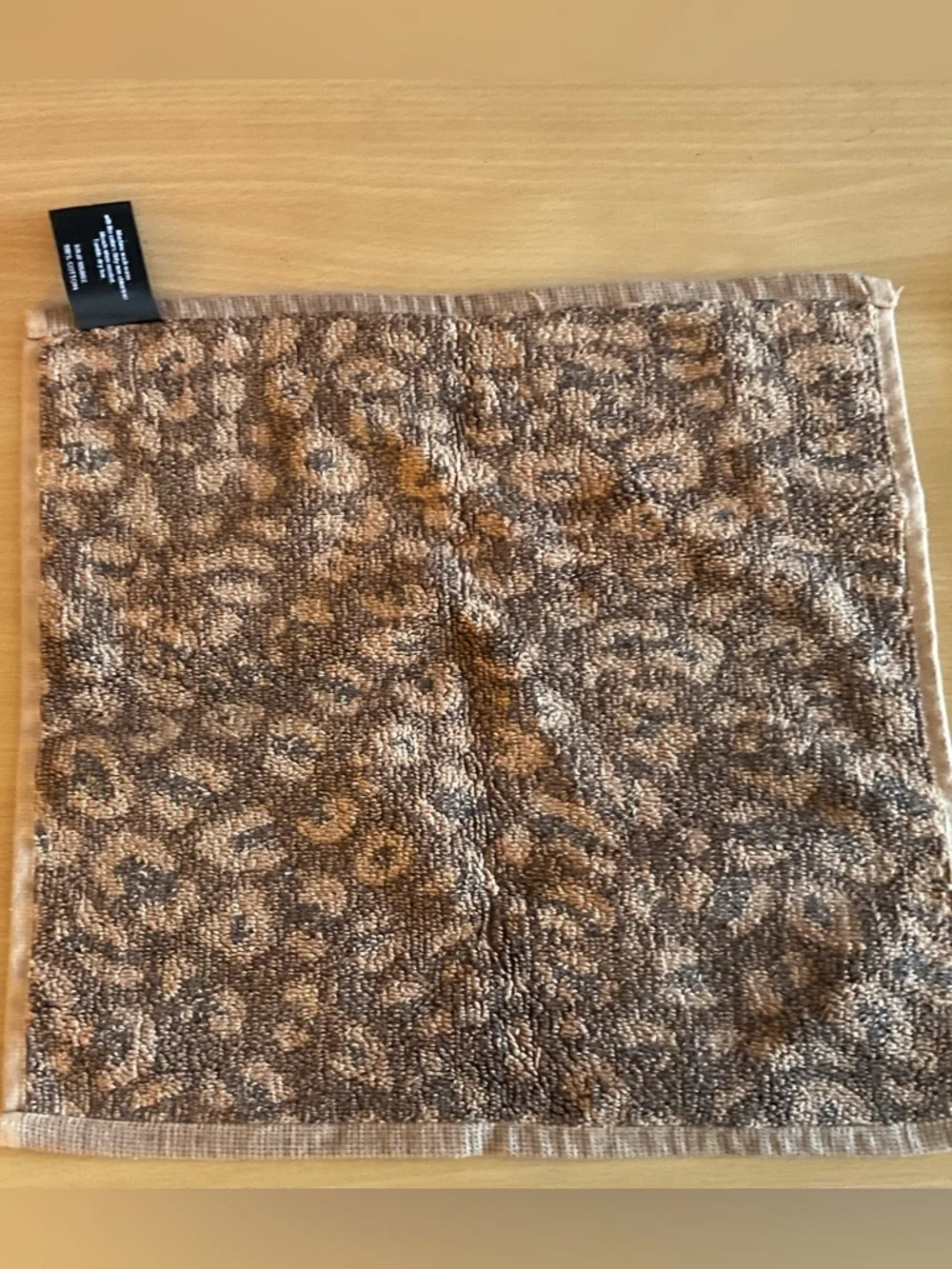 City Chic Leopard Print Cotton Face Towels